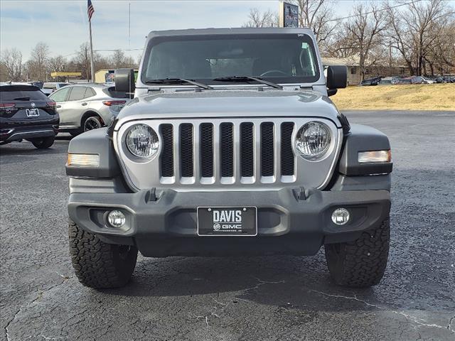 Used 2021 Jeep Wrangler Unlimited Sport S with VIN 1C4HJXDN0MW540983 for sale in Harrison, AR