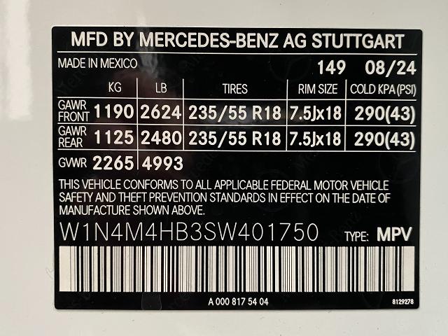 2025 Mercedes-Benz GLB Vehicle Photo in Appleton, WI 54913