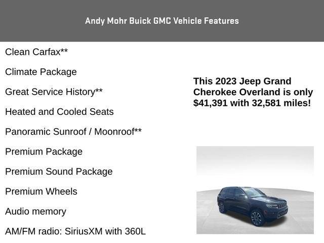2023 Jeep Grand Cherokee Vehicle Photo in Fishers, IN 46038