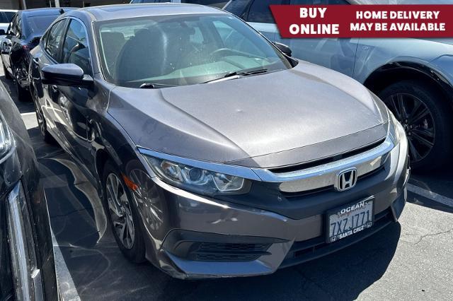 Used 2017 Honda Civic EX with VIN 19XFC2F70HE218878 for sale in Concord, CA