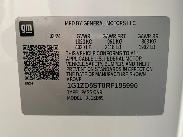 2024 Chevrolet Malibu Vehicle Photo in Appleton, WI 54913