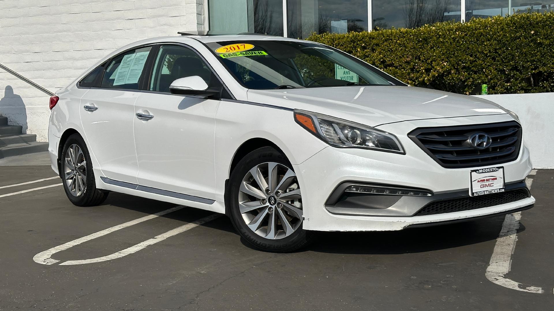 Used 2017 Hyundai Sonata Sport with VIN 5NPE34AF0HH472575 for sale in Modesto, CA