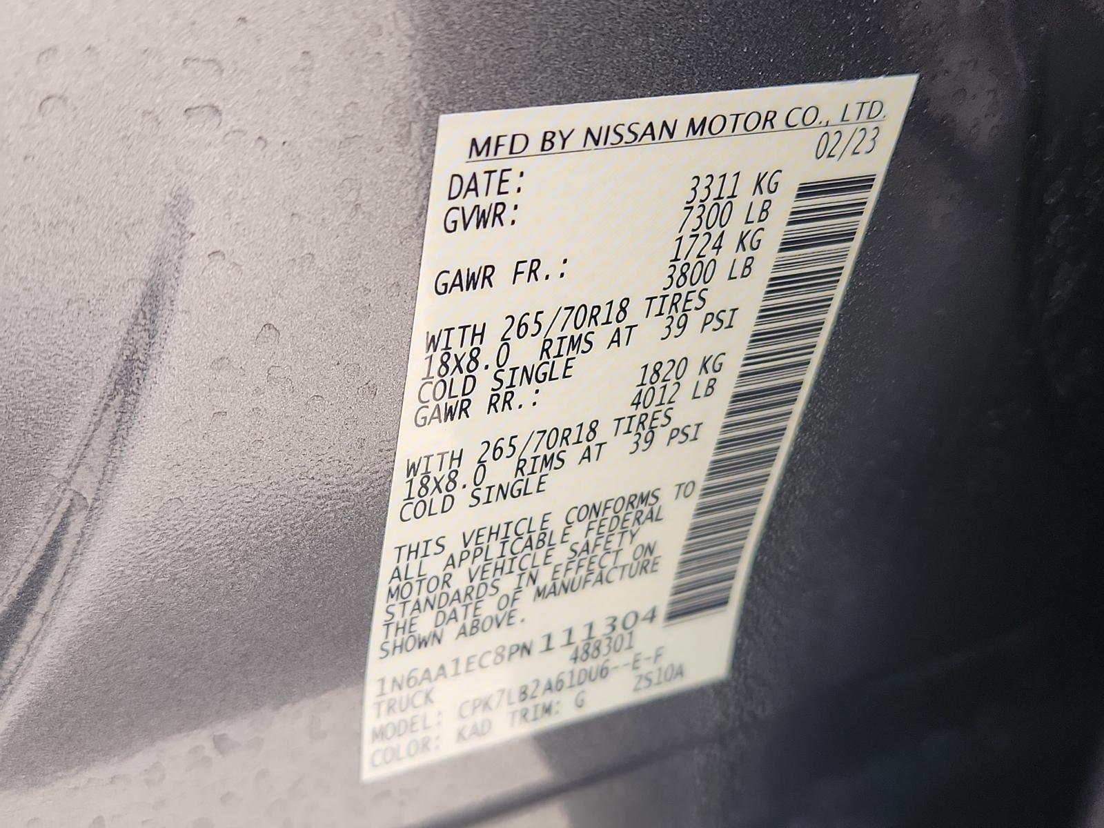2023 Nissan Titan Vehicle Photo in Albuquerque, NM 87110