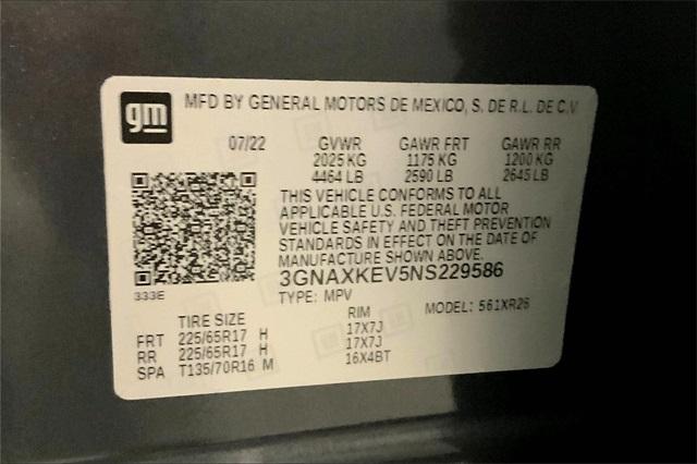 2022 Chevrolet Equinox Vehicle Photo in KANSAS CITY, MO 64114-4545