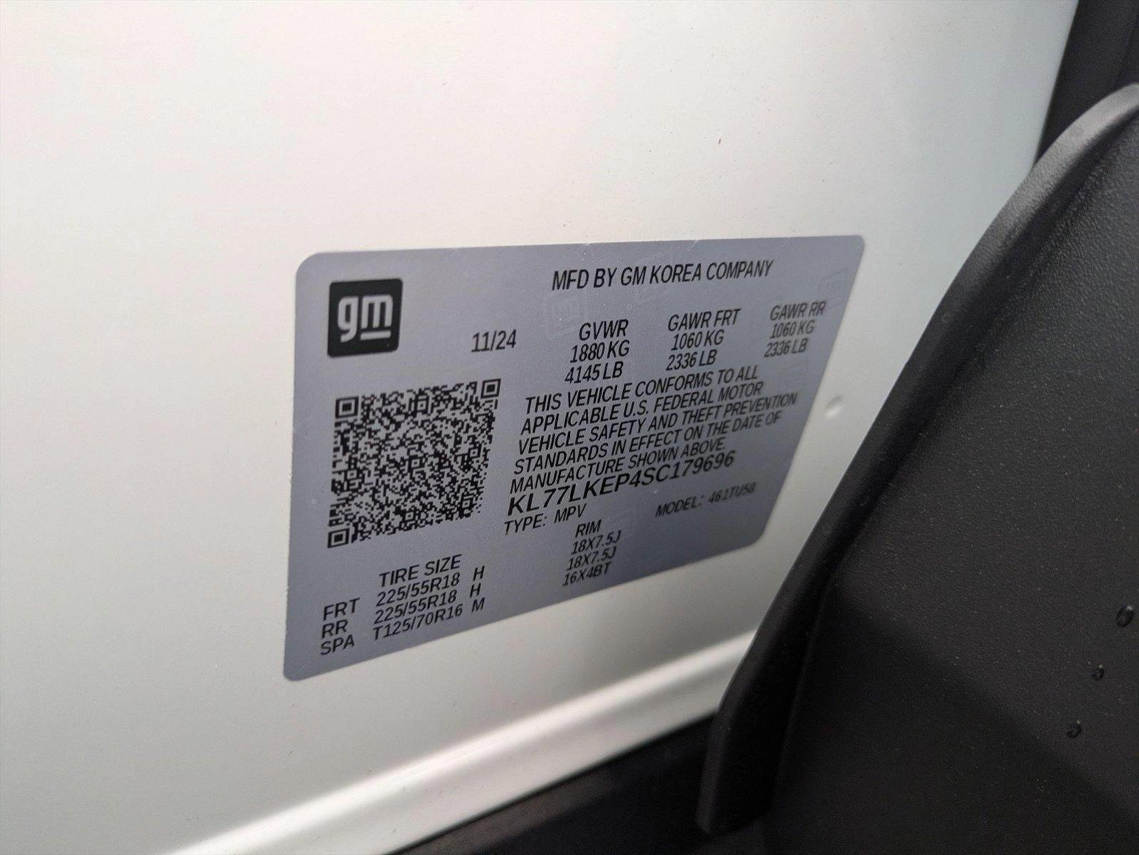 2025 Chevrolet Trax Vehicle Photo in LAUREL, MD 20707-4697