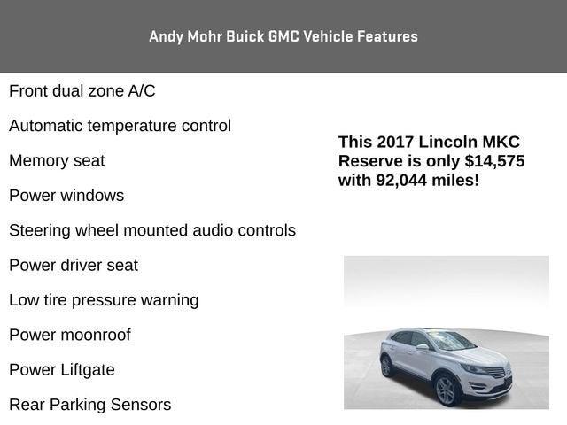 2017 Lincoln MKC Vehicle Photo in Fishers, IN 46038