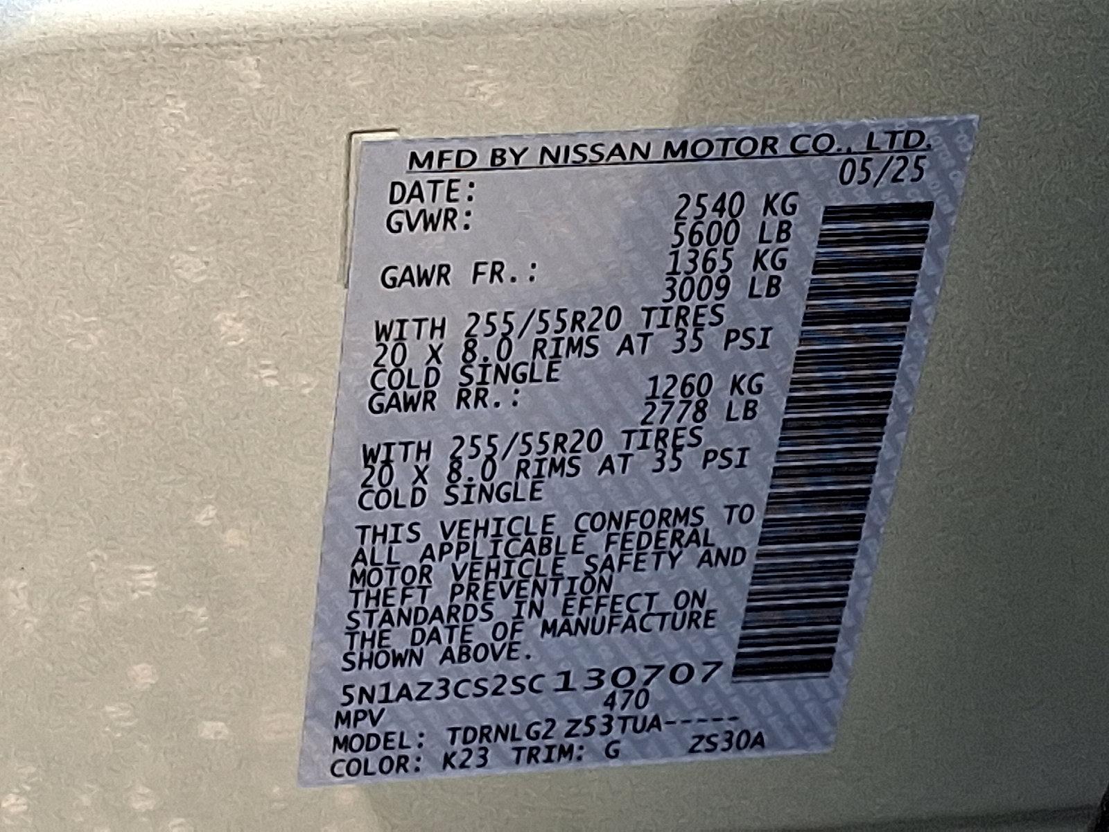 2025 Nissan Murano Vehicle Photo in Jenkintown, PA 19046