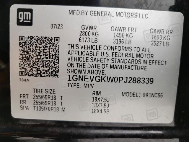 2023 Chevrolet Traverse Vehicle Photo in OSHKOSH, WI 54904-7811