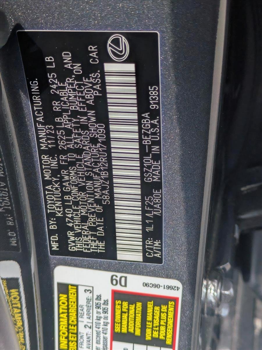 2024 Lexus ES Vehicle Photo in GREENACRES, FL 33463-3207