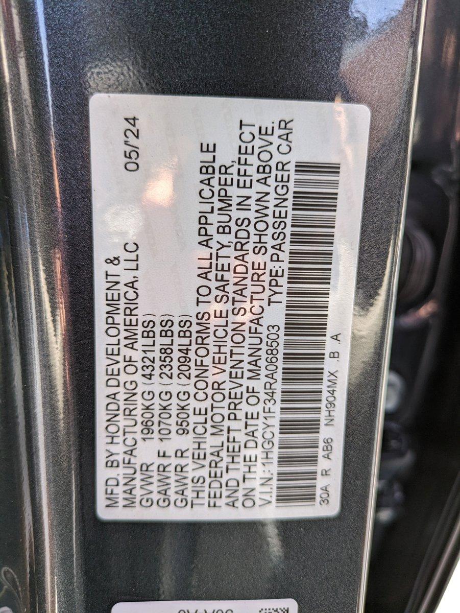 2024 Honda Accord Sedan Vehicle Photo in Sanford, FL 32771