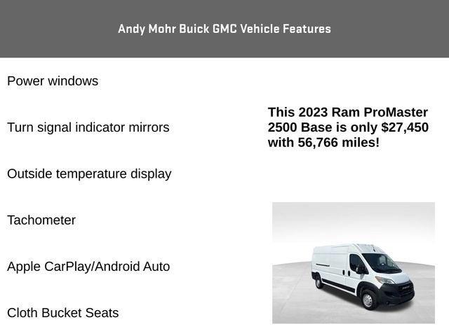 2023 Ram ProMaster Cargo Van Vehicle Photo in Fishers, IN 46038