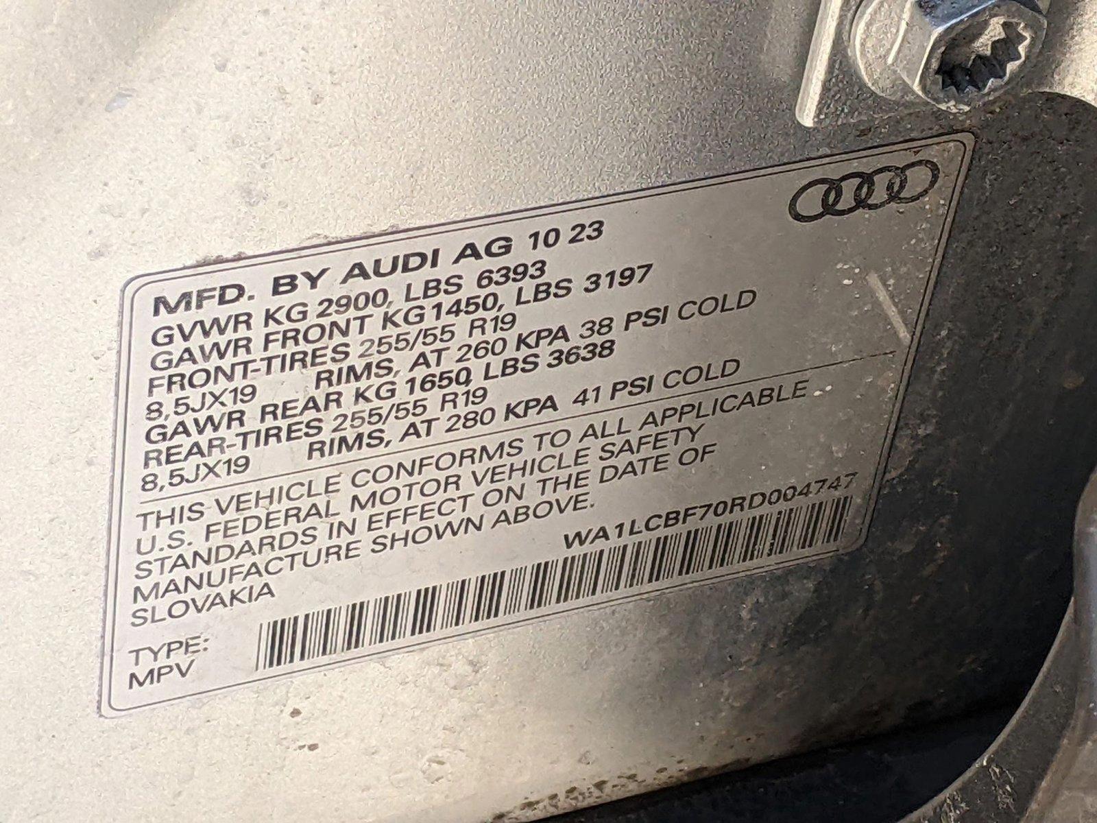 2024 Audi Q7 Vehicle Photo in TIMONIUM, MD 21093-2300