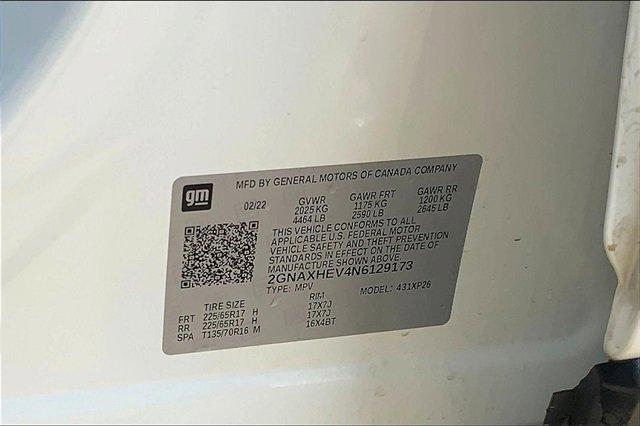 2022 Chevrolet Equinox Vehicle Photo in TOPEKA, KS 66609-0000
