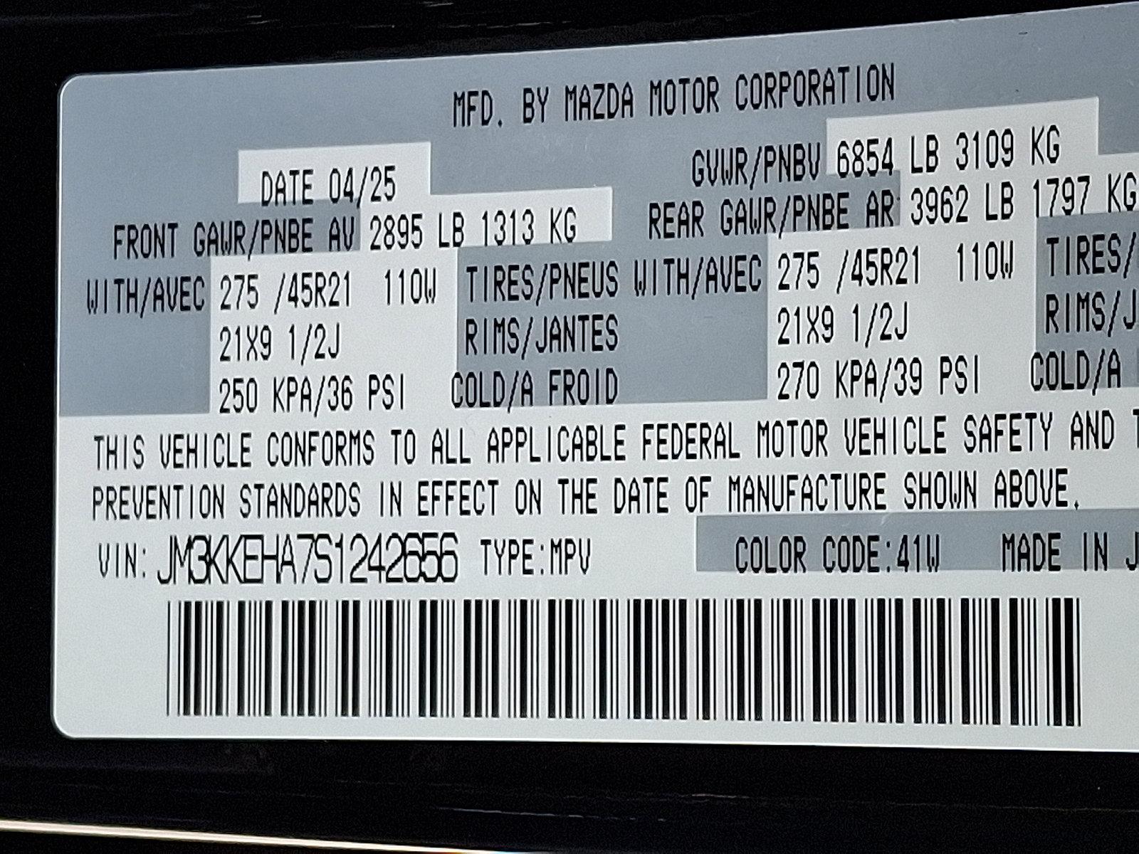 2025 Mazda CX-90 PHEV Vehicle Photo in Trevose, PA 19053