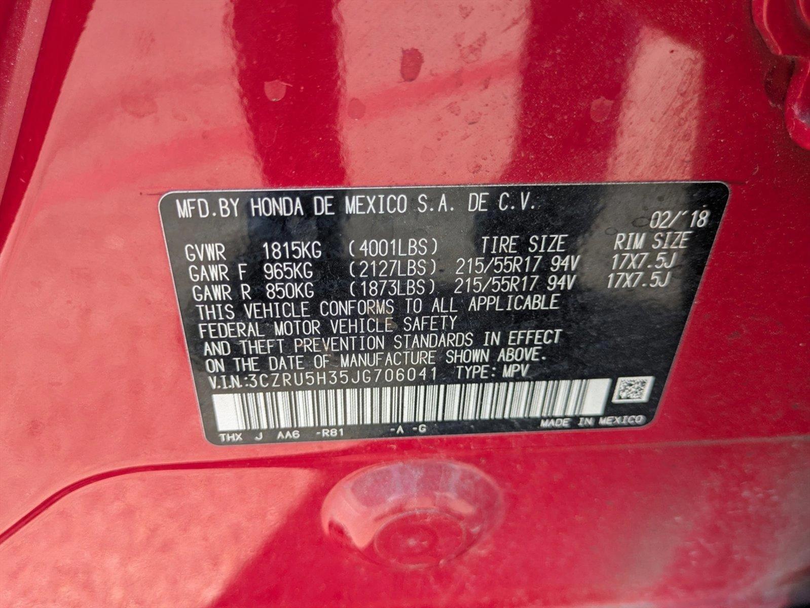 2018 Honda HR-V Vehicle Photo in Corpus Christi, TX 78415