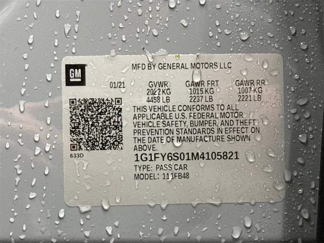 2021 Chevrolet Bolt EV Vehicle Photo in EVERETT, WA 98203-5662