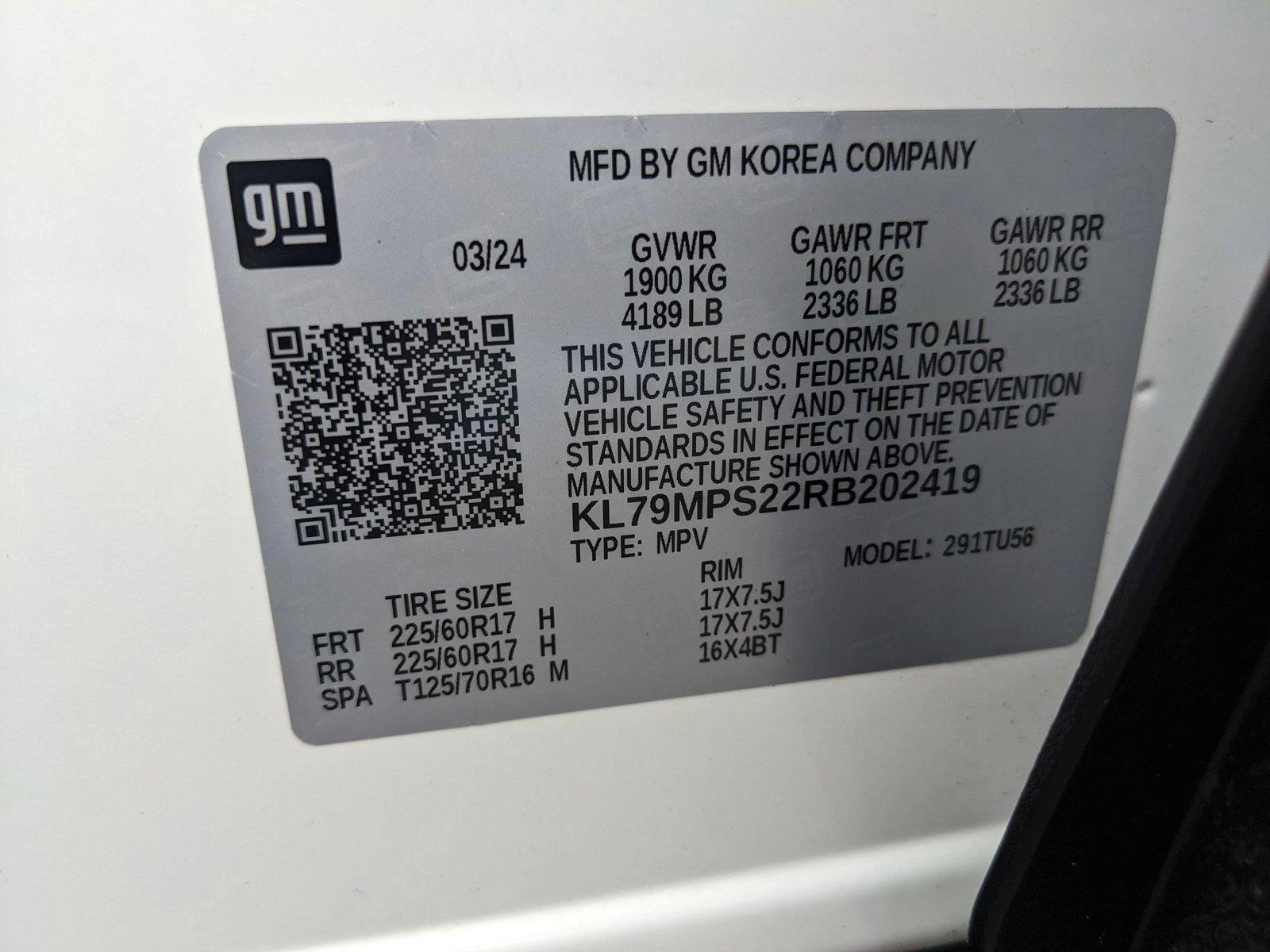 2024 Chevrolet Trailblazer Vehicle Photo in HOUSTON, TX 77034-5009