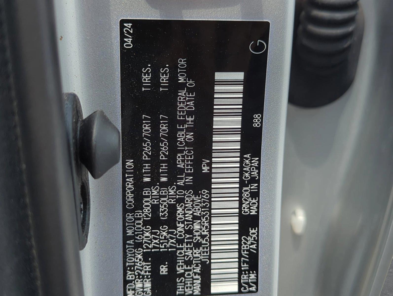 2024 Toyota 4Runner Vehicle Photo in Ft. Myers, FL 33907