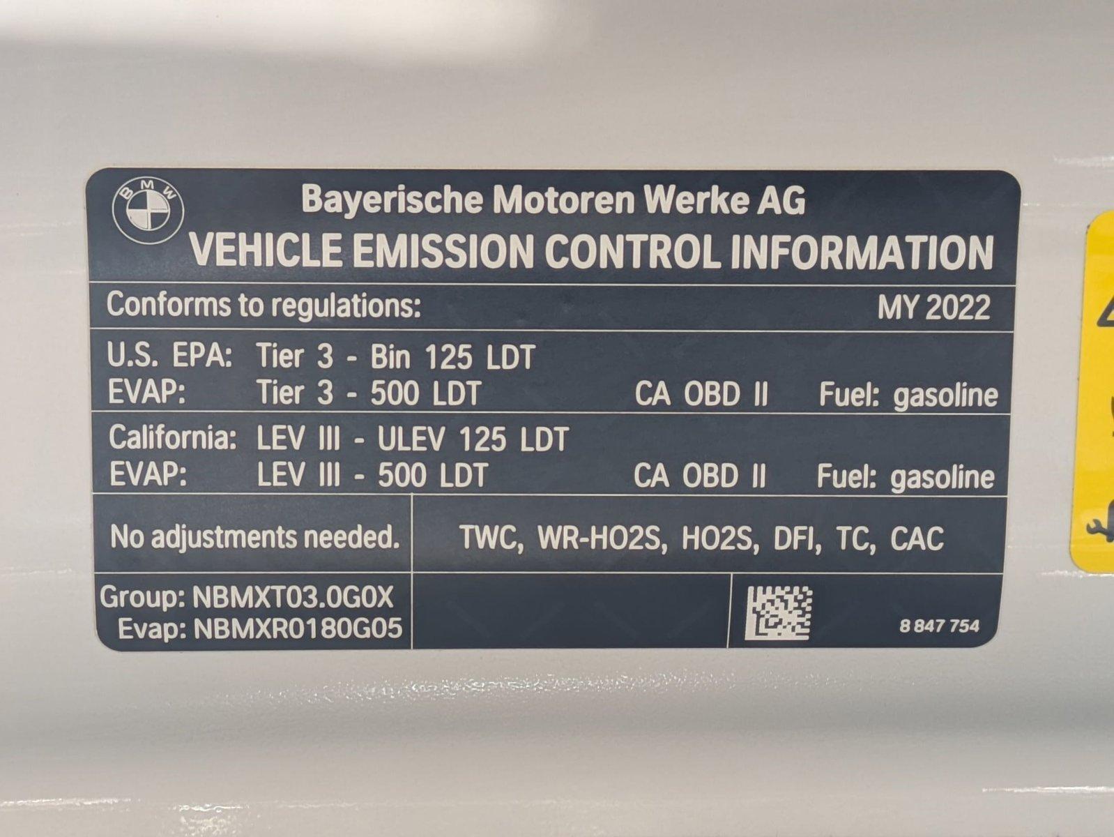 2022 BMW X5 sDrive40i Vehicle Photo in Valencia, CA 91355-1794