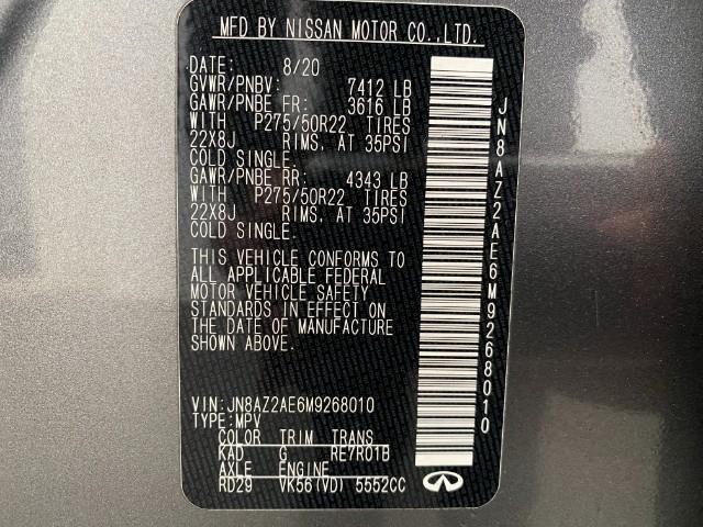 2021 INFINITI QX80 Vehicle Photo in Appleton, WI 54913
