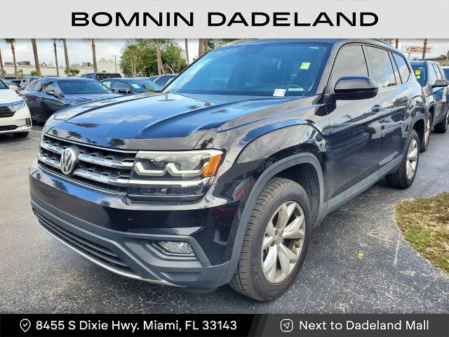 Used 2019 Volkswagen Atlas SE w/Tech with VIN 1V2WP2CA0KC553365 for sale in Miami, FL