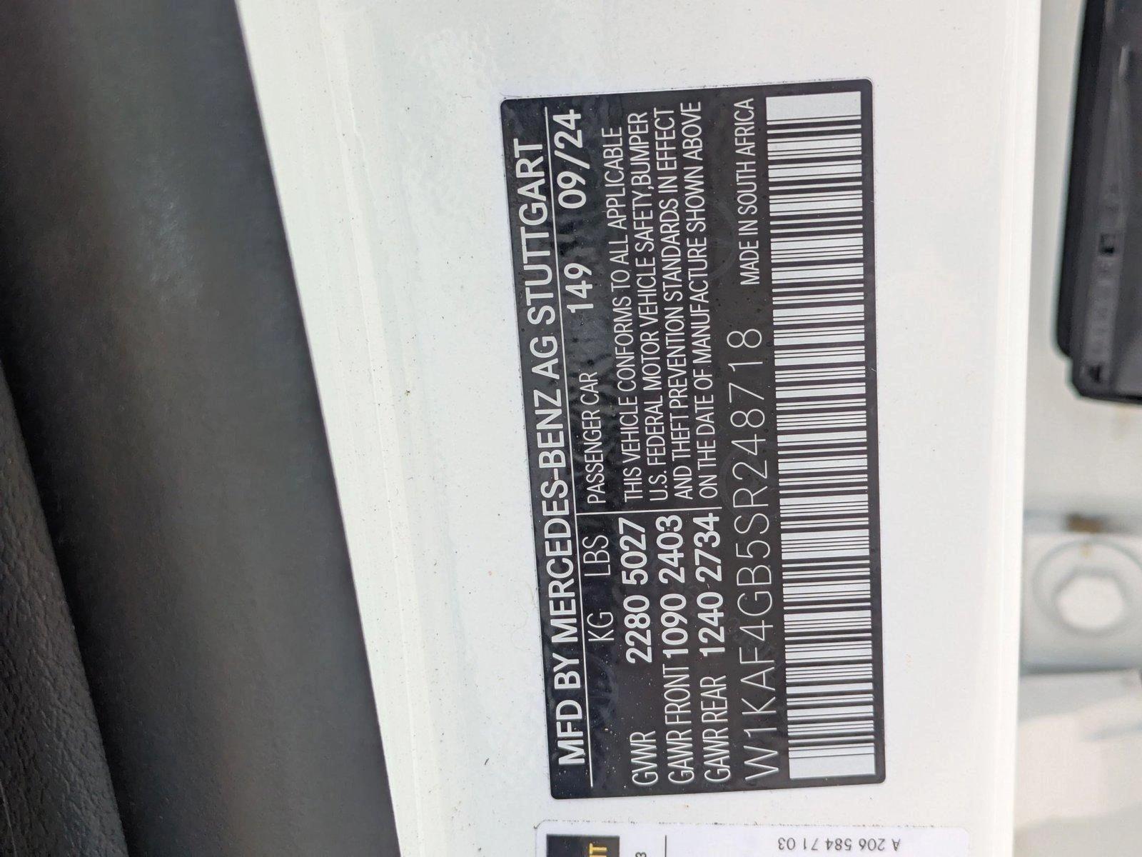 2025 Mercedes-Benz C-Class Vehicle Photo in Sarasota, FL 34231