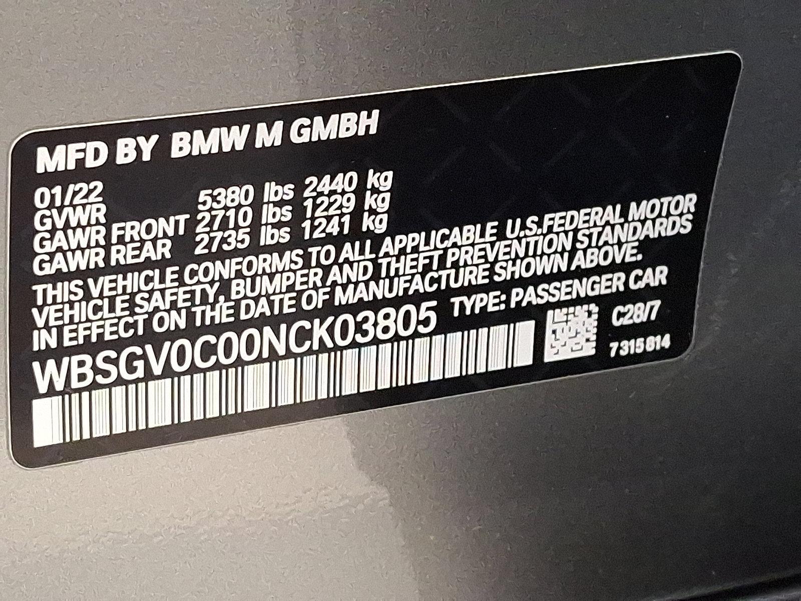 2022 BMW M8 Vehicle Photo in Lancaster, PA 17601