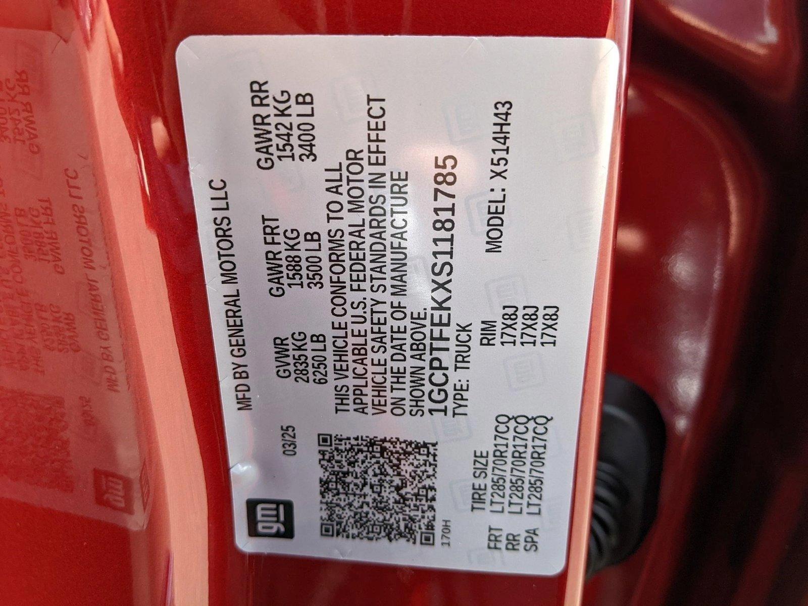 2025 Chevrolet Colorado Vehicle Photo in ORLANDO, FL 32808-7998