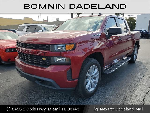 Used 2019 Chevrolet Silverado 1500 Custom with VIN 3GCPWBEF5KG293317 for sale in Miami, FL