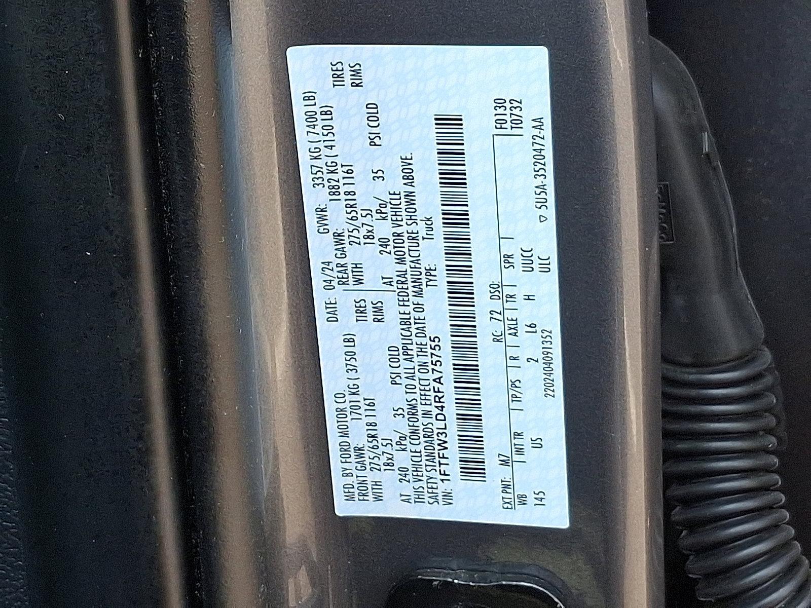 2024 Ford F-150 Vehicle Photo in Trevose, PA 19053