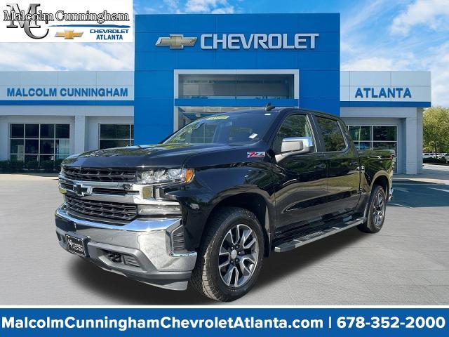 Black 2020 Chevrolet Silverado 1500 LT Crew Cab 4WD Pickup Truck Four-Wheel Drive Automatic