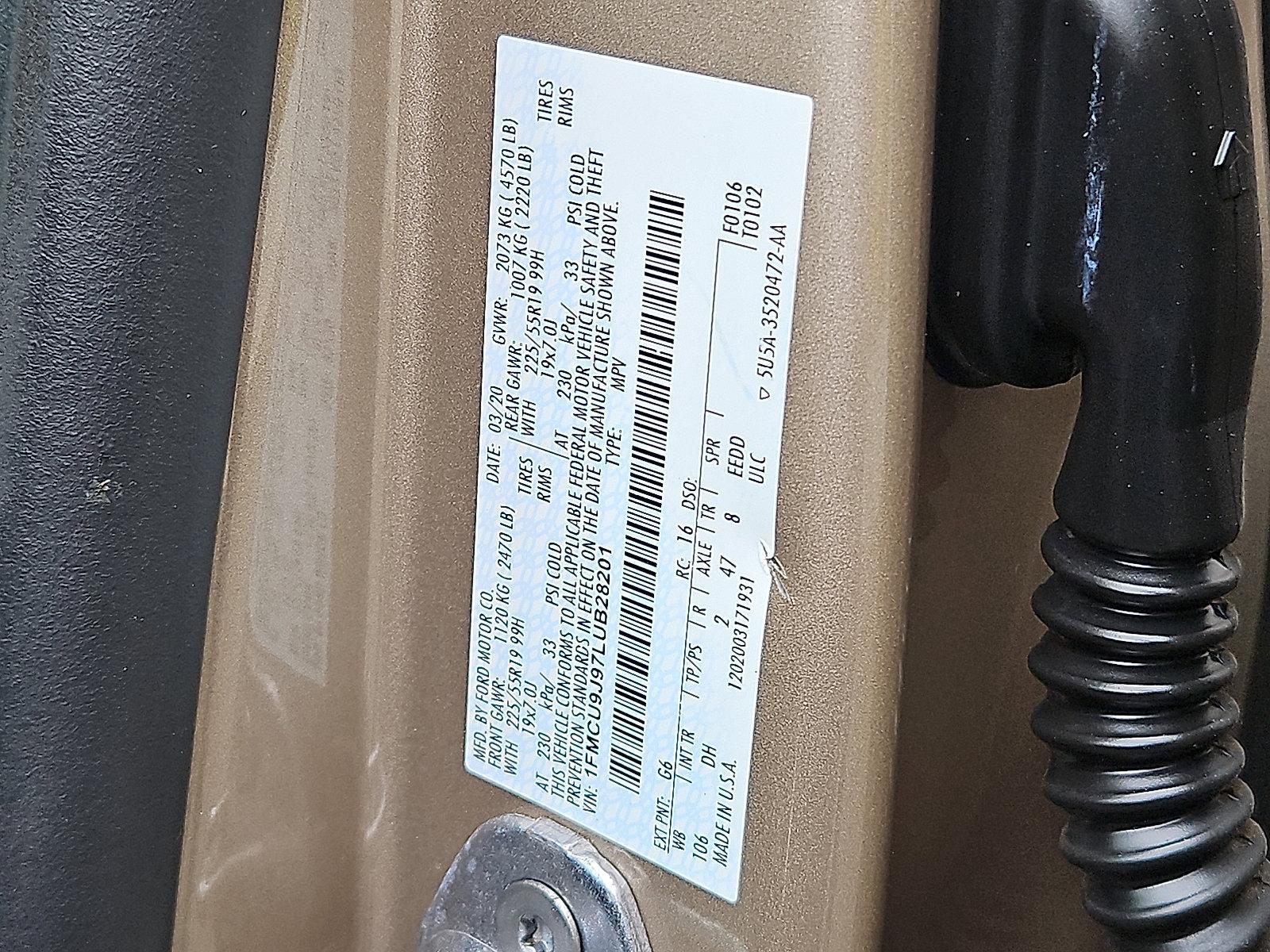 2020 Ford Escape Vehicle Photo in Jenkintown, PA 19046