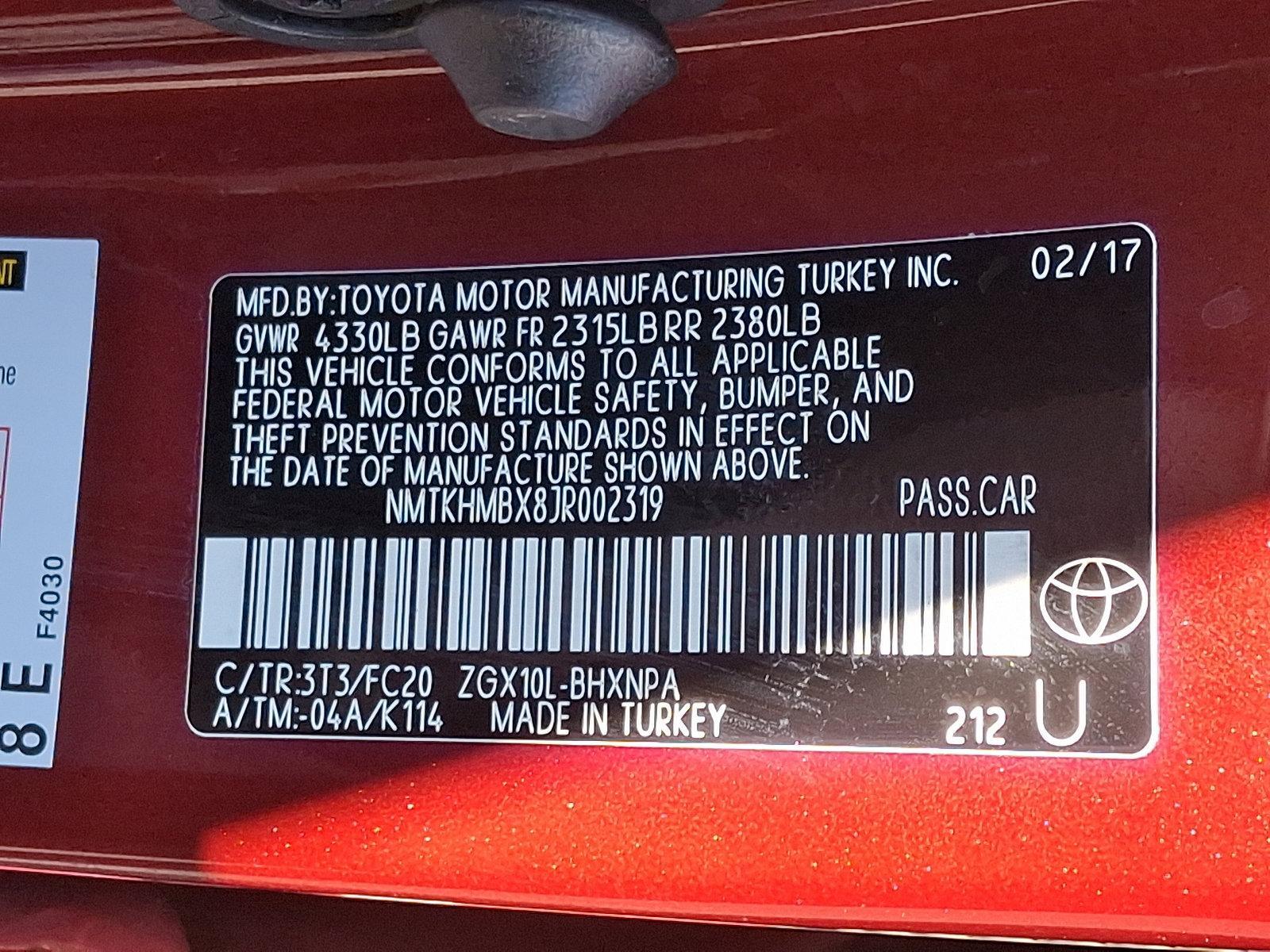 2018 Toyota C-HR Vehicle Photo in Trevose, PA 19053