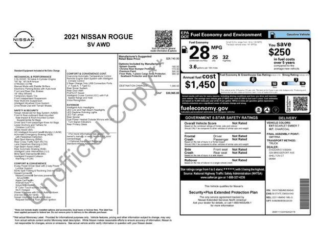 2021 Nissan Rogue Vehicle Photo in DANBURY, CT 06810-5034
