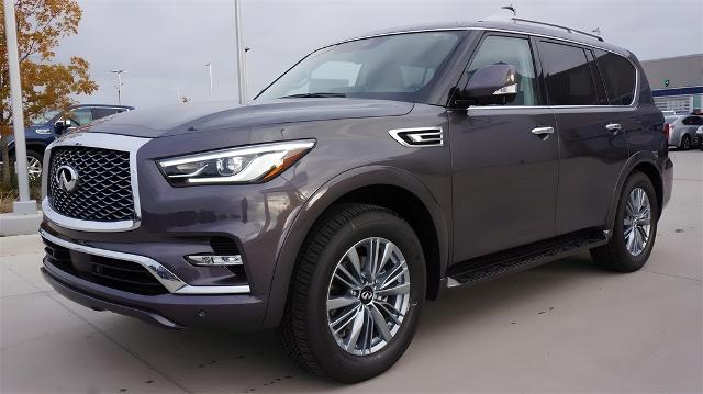 Certified 2023 INFINITI QX80 Luxe with VIN JN8AZ2AF3P9755520 for sale in Grapevine, TX