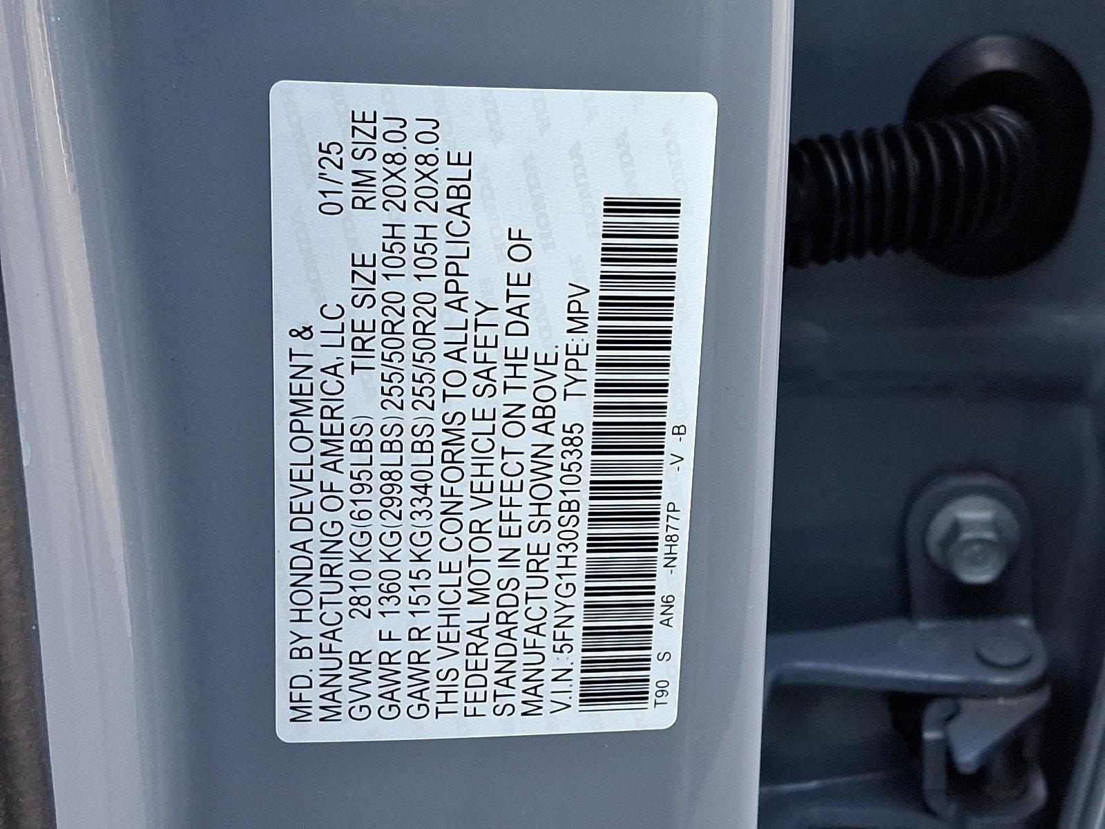 2025 Honda Pilot Vehicle Photo in Harrisburg, PA 17111