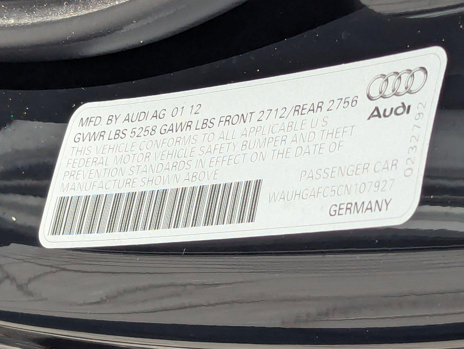 2012 Audi A6 Vehicle Photo in Delray Beach, FL 33444