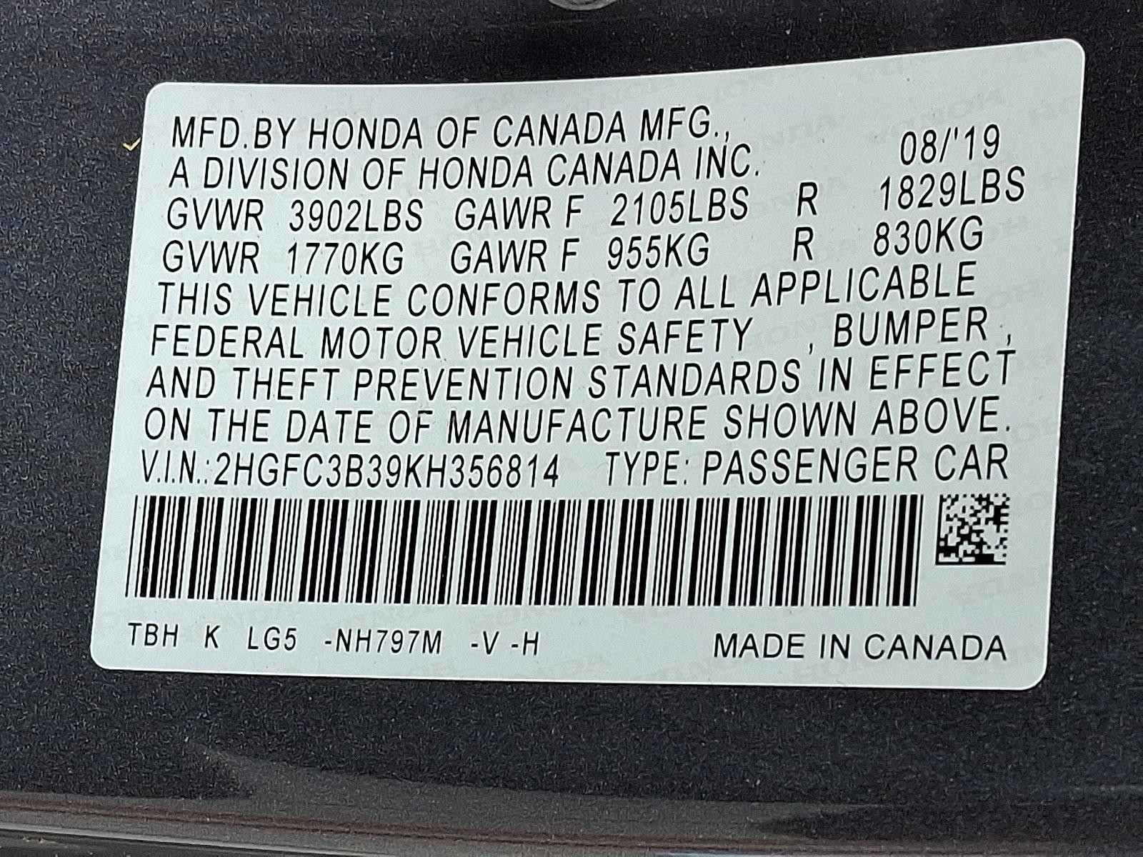 2019 Honda Civic Coupe Vehicle Photo in BETHLEHEM, PA 18017