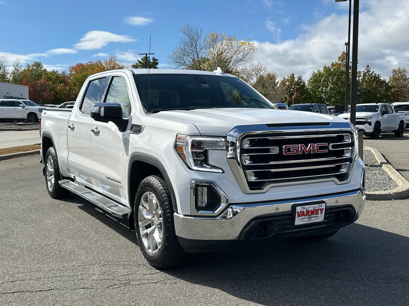 Used 2021 GMC Sierra 1500 SLT with VIN 1GTU9DEL6MZ121912 for sale in Bangor, ME