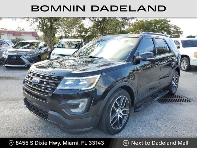 Used 2017 Ford Explorer Sport with VIN 1FM5K8GT6HGA53458 for sale in Miami, FL
