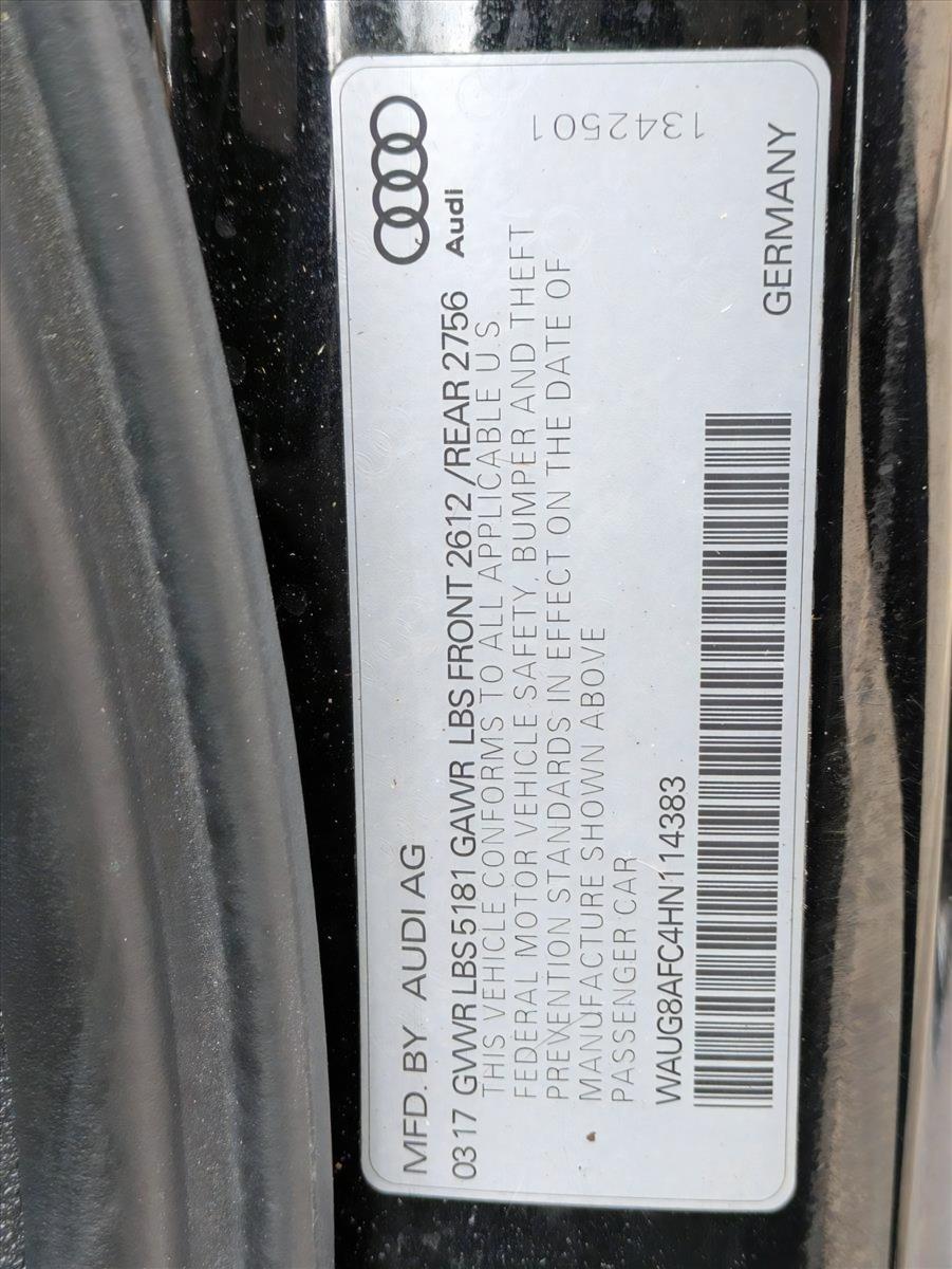 2017 Audi A6 Vehicle Photo in GOLDEN, CO 80401-3850