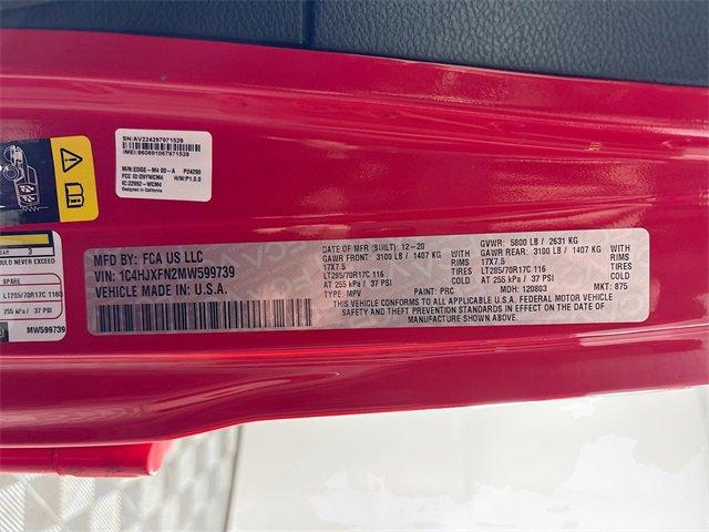 2021 Jeep Wrangler Vehicle Photo in PUYALLUP, WA 98371-4149