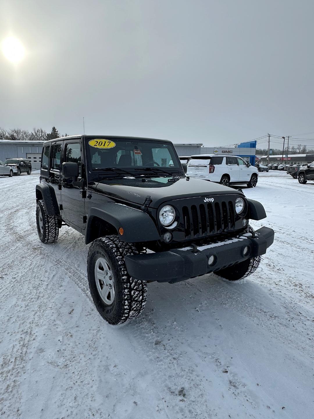 Used 2017 Jeep Wrangler Unlimited Sport with VIN 1C4BJWDG3HL571329 for sale in Presque Isle, ME