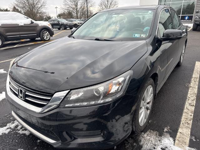 Used 2014 Honda Accord EX-L V-6 with VIN 1HGCR3F8XEA025315 for sale in Triadelphia, WV