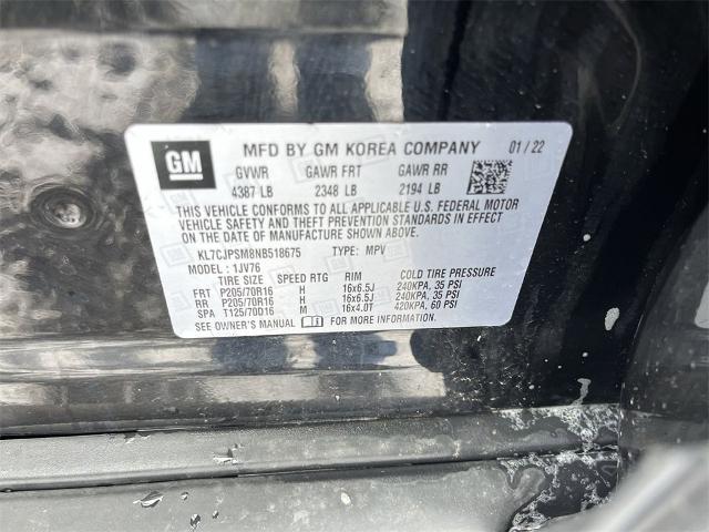 2022 Chevrolet Trax Vehicle Photo in TULLY, NY 13159-3159