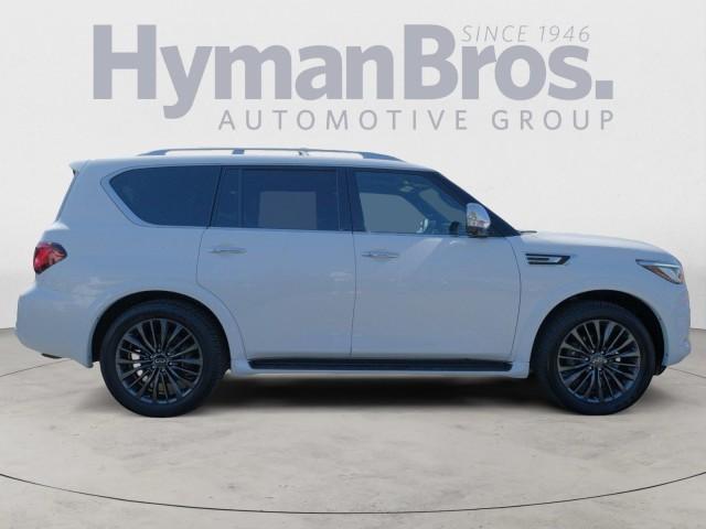 Certified 2023 INFINITI QX80 Sensory 4WD with VIN JN8AZ2BE8P9303729 for sale in Midlothian, VA