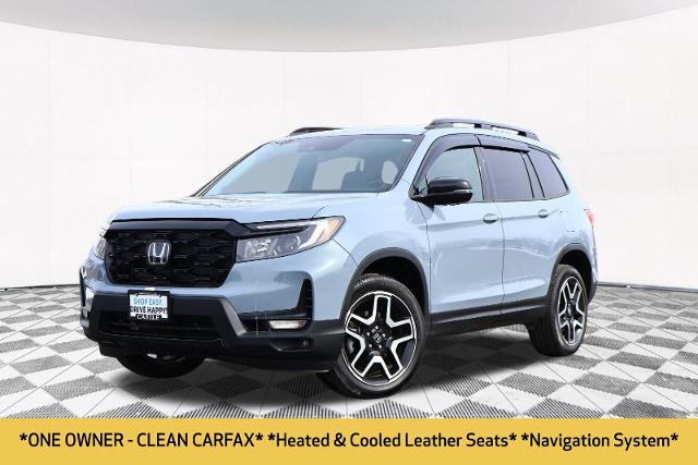 Used 2023 Honda Passport Elite with VIN 5FNYF8H06PB001072 for sale in Mc Henry, IL
