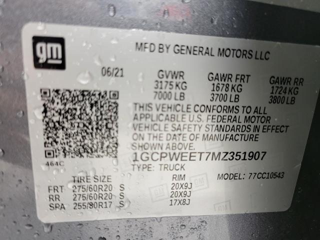 2021 Chevrolet Silverado 1500 Vehicle Photo in APPLETON, WI 54914-4656