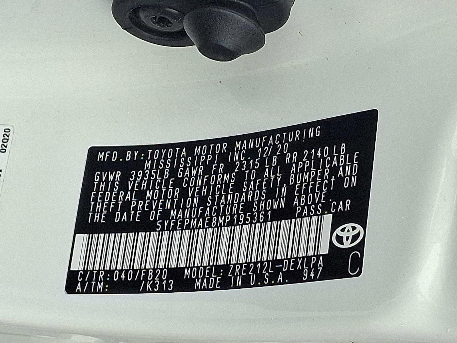 2021 Toyota Corolla Vehicle Photo in Harrisburg, PA 17111