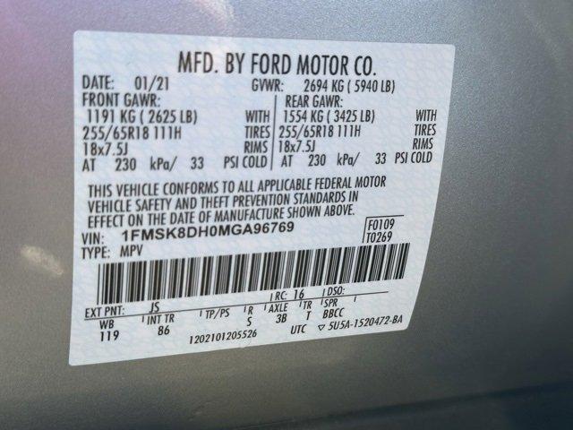 2021 Ford Explorer Vehicle Photo in DALLAS, TX 75244-5909